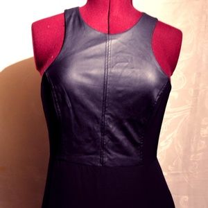 H&M Faux Leather Dress